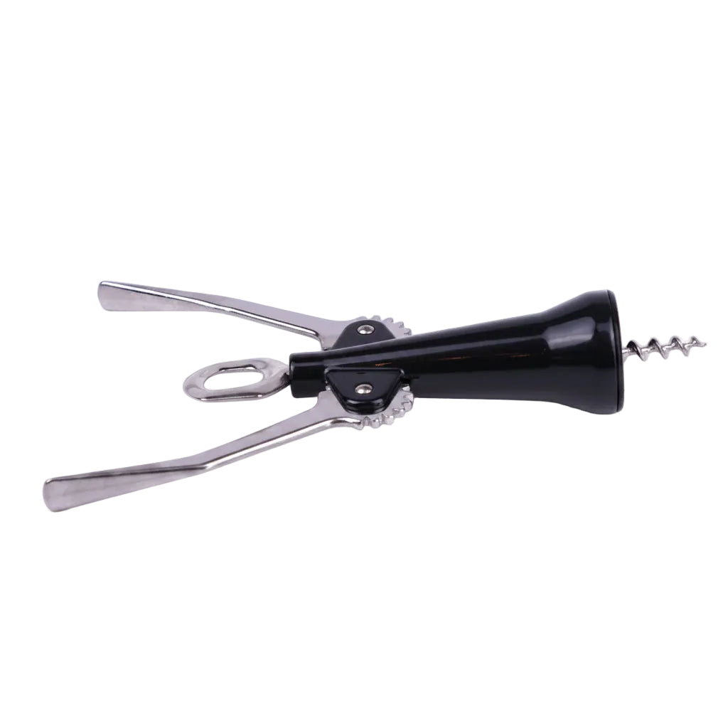 Scaroni Heavy-Duty Wing Corkscrew Black