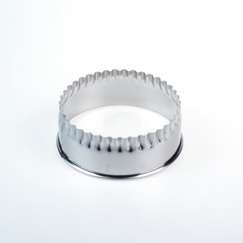 Round Fluted Pastry Cutter 110mm Stainless Steel