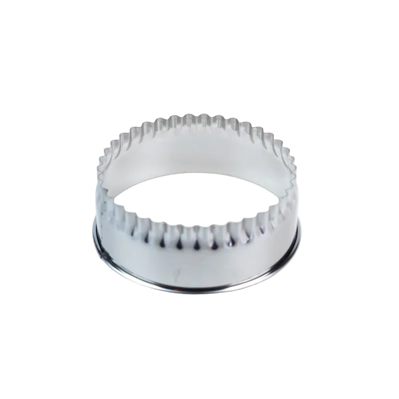 Round Fluted Pastry Cutter 110mm Stainless Steel