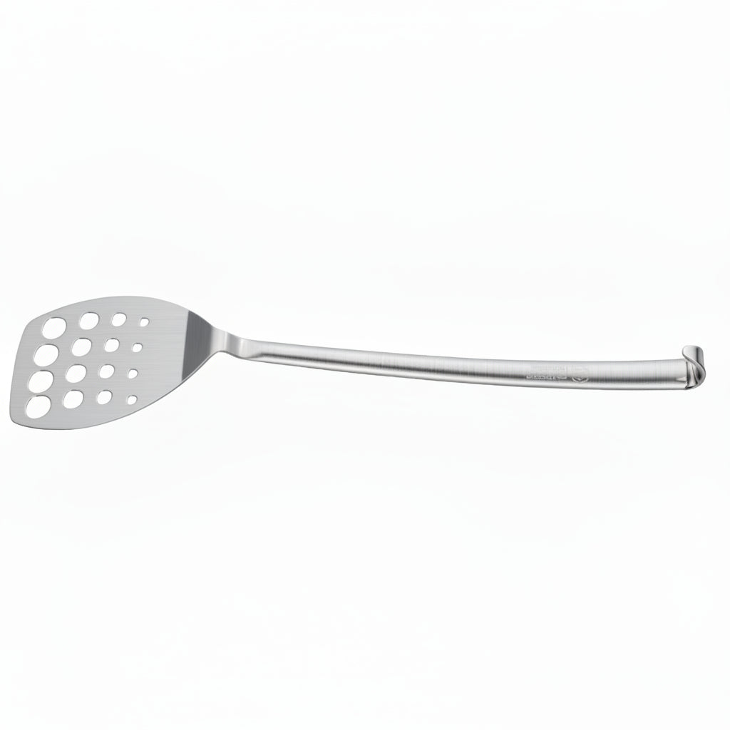 Slotted Euro Turner 39cm Stainless Steel with Hook Handle