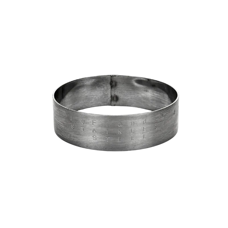 Stainless Steel Flan Ring 90 x 35mm