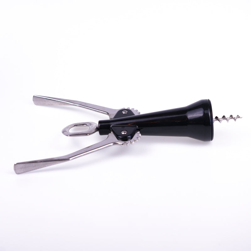 Scaroni Heavy-Duty Wing Corkscrew Black