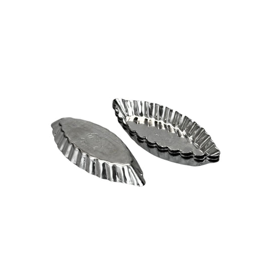 Fluted Barquette Mould 85 x 35mm Tin