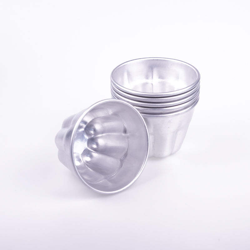 Victorian Minaret Jelly Mould Set Aluminium (6 Piece)