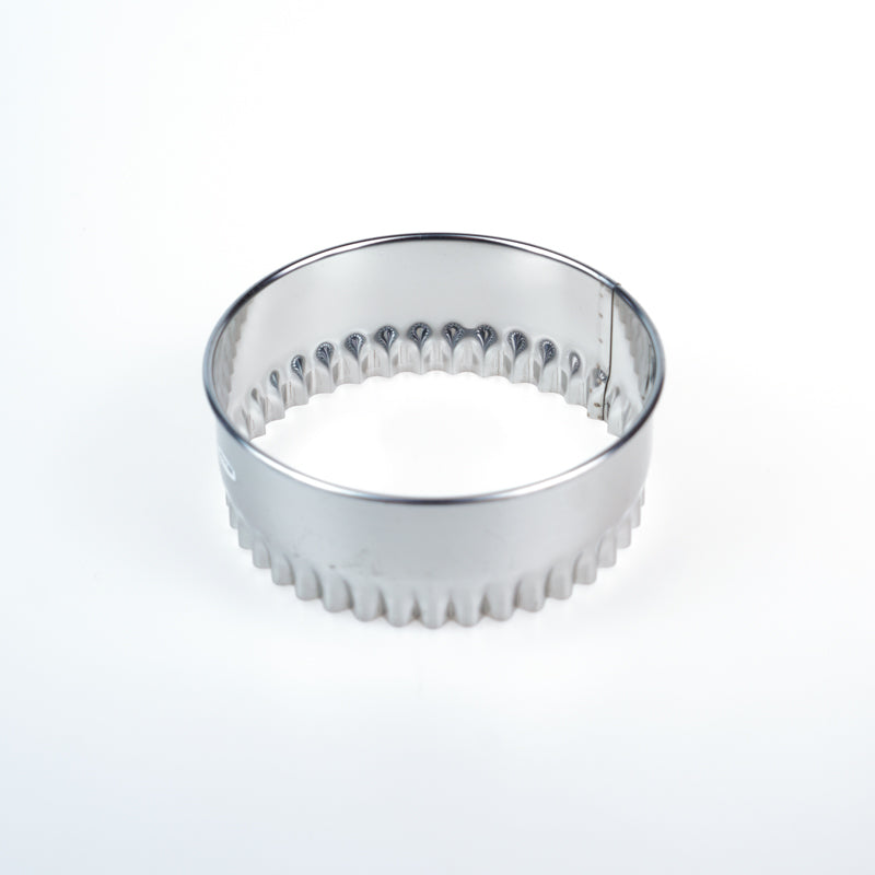 Round Fluted Pastry Cutter 110mm Stainless Steel