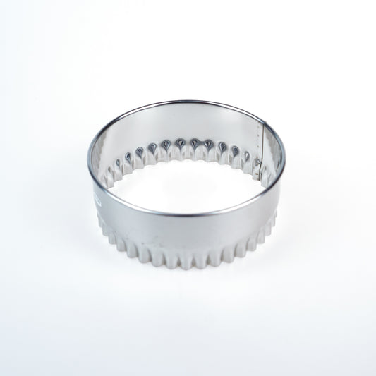 Round Fluted Pastry Cutter 110mm Stainless Steel