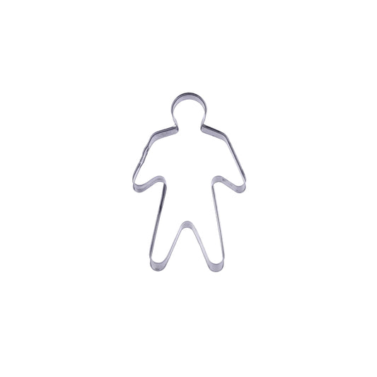 Gingerbread Man Cookie Cutter 110mm Stainless Steel
