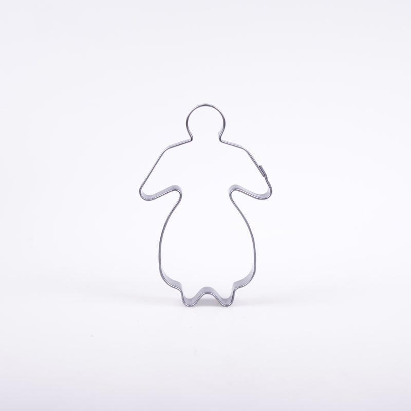 Gingerbread Woman Cookie Cutter 110mm Stainless Steel