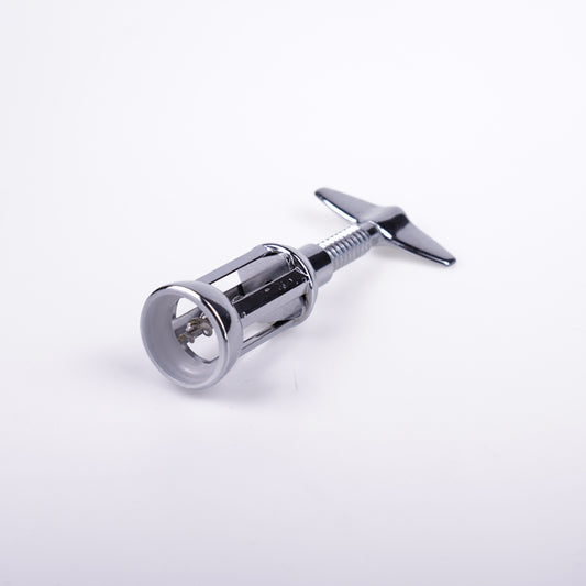Chromed T-Handle Barrel Corkscrew