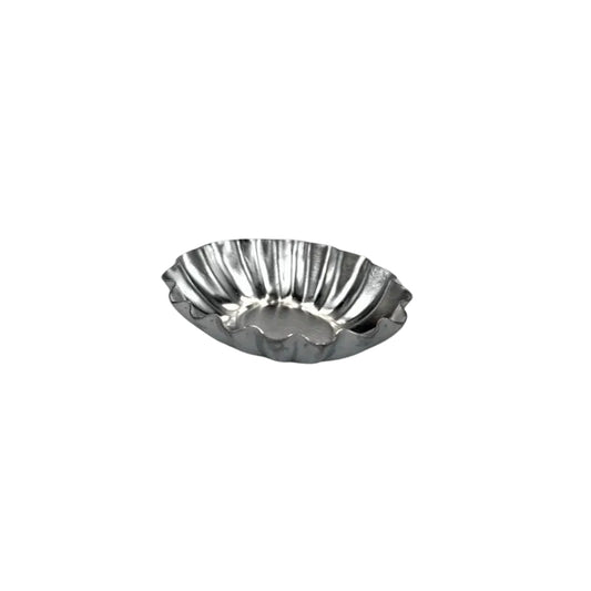 Oval Tin Petit Four Mould 45 x 35mm