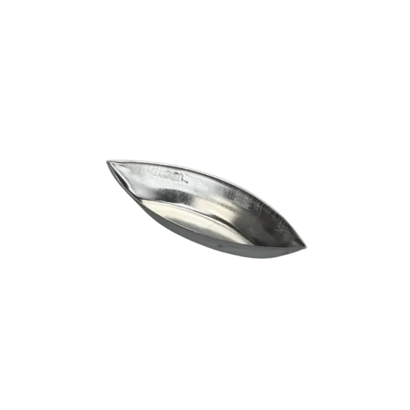 Plain Tin Barquette Petit Four Mould Set of 10 - 60 x 21mm