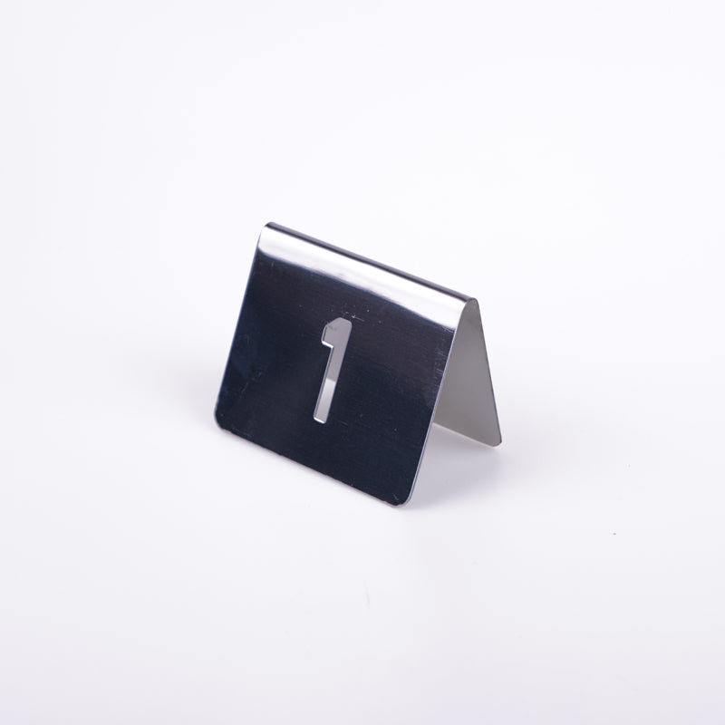 Stainless Steel Table Numbers 1-10 Set of 10