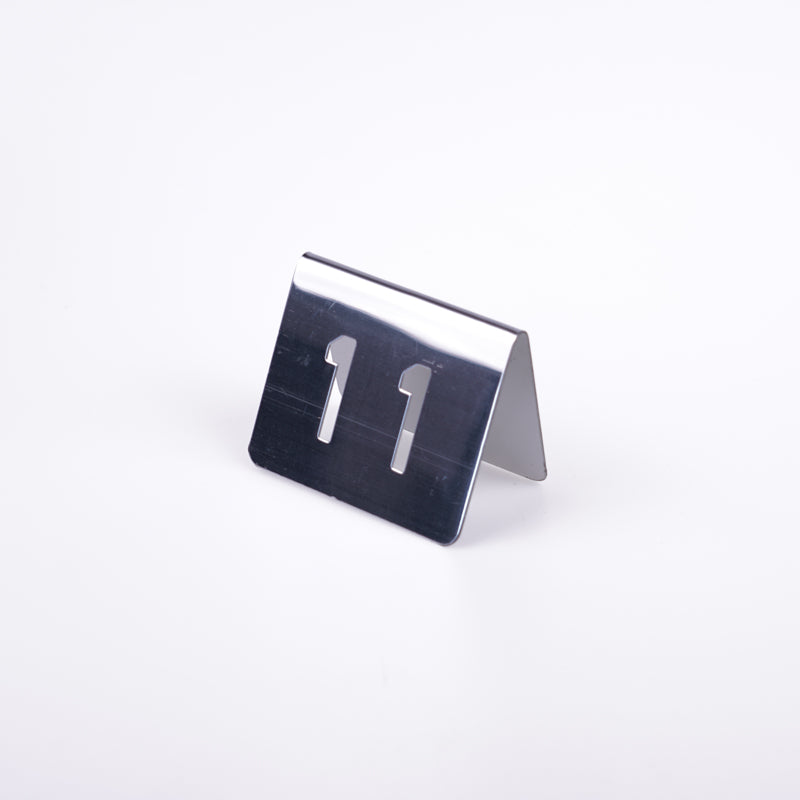 Stainless Steel Table Numbers 11-20 Set of 10