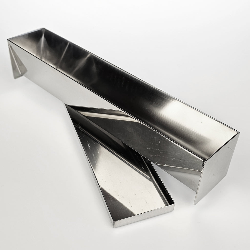 Stainless Steel Trapezoid Terrine Mould 650ml with Lid