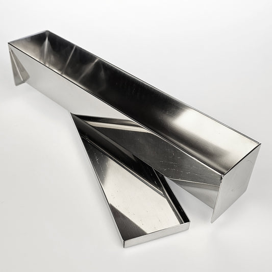 Stainless Steel Trapezoid Terrine Mould 650ml with Lid